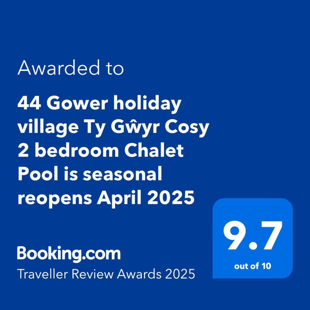 44 Gower Holiday Village Ty Gwyr Cosy 2 Bedroom Chalet Swansea Dış mekan fotoğraf